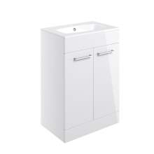 Bluci Volta 610mm Floor Standing 2 Door Bathroom Basin Unit