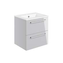 Bluci Volta 510mm Wall Hung 2 Drawer Bathroom Basin Unit