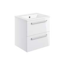 Bluci Volta 510mm Wall Hung 2 Drawer Bathroom Basin Unit