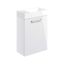 Bluci Volta 410mm Wall Hung 1 Door Bathroom Basin Unit