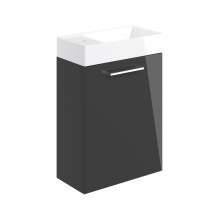 Bluci Volta 410mm Wall Hung 1 Door Bathroom Basin Unit