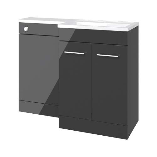 Bluci Venosa L-Shape Bathroom Combination Unit