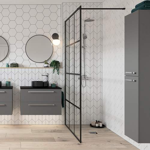 Bluci Morina 2 Door Wall Hung Tall Bathroom Unit