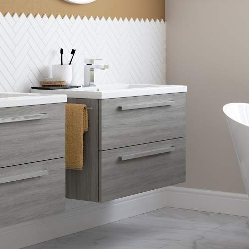 Bluci Morina 615mm Wall Hung Bathroom Basin Unit