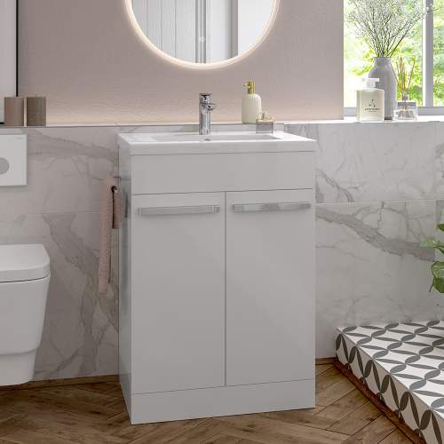 Bluci Morina 615mm Floor Standing Bathroom Basin Unit