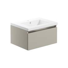 Bluci Carino 615mm 1 Drawer Wall Hung Bathroom Basin Unit