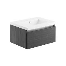 Bluci Carino 615mm 1 Drawer Wall Hung Bathroom Basin Unit