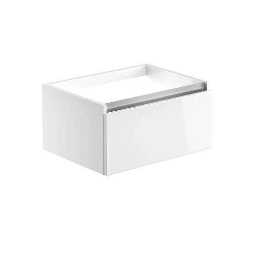 Bluci Carino 600mm 1 Drawer Wall Hung Bathroom Basin Unit with No Top