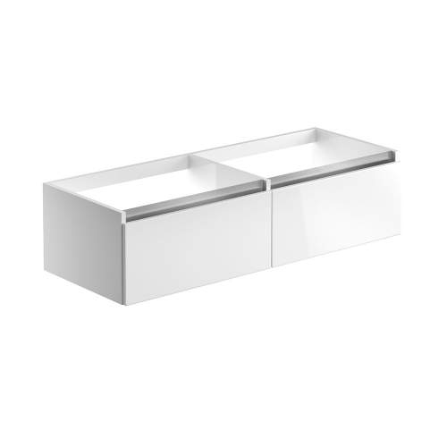 Bluci Carino 1200mm 1 Drawer Wall Hung Bathroom Basin Unit with No Top