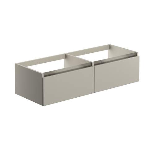 Bluci Carino 1200mm 1 Drawer Wall Hung Bathroom Basin Unit with No Top