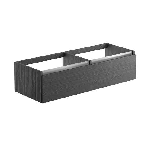 Bluci Carino 1200mm 1 Drawer Wall Hung Bathroom Basin Unit with No Top