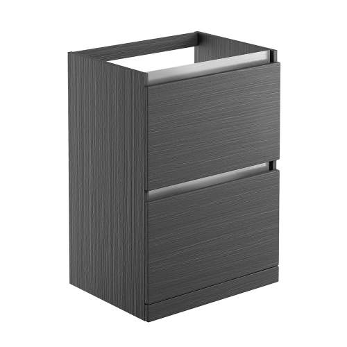 Bluci Carino 600mm 2 Drawer Floor Standing Bathroom Basin Unit with No Top