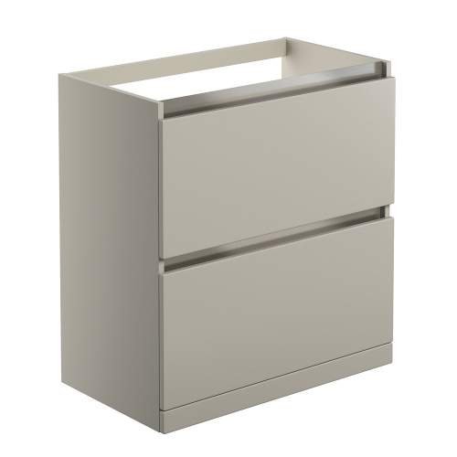 Bluci Carino 815mm 2 Drawer Floor Standing Bathroom Basin Unit with No Top