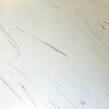 Bluci Calcatta Marble Slim Solid Surface Bathroom Worktop