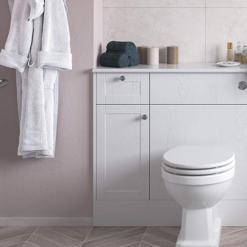 Bluci Benita 300mm 1 Drawer 1 Door Bathroom Base Unit