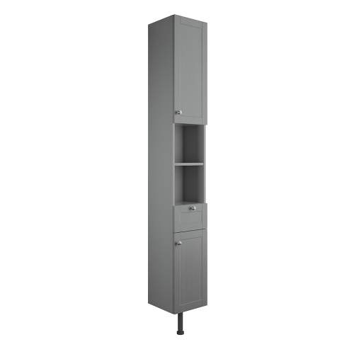 Bluci Benita 300mm 2 Door 1 Drawer Bathroom Tall Unit