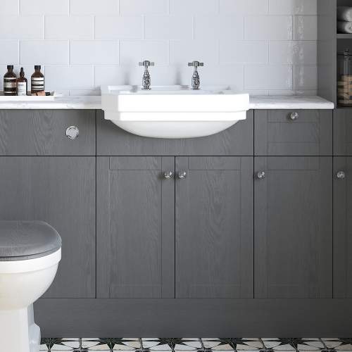 Bluci Benita 600mm 2 Door Bathroom Basin Unit