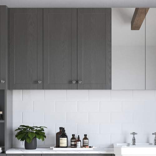 Bluci Benita 600mm 2 Door Bathroom Wall Unit