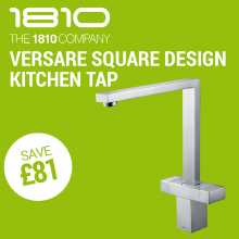 The 1810 Company Versare Square Design Kitchen Tap