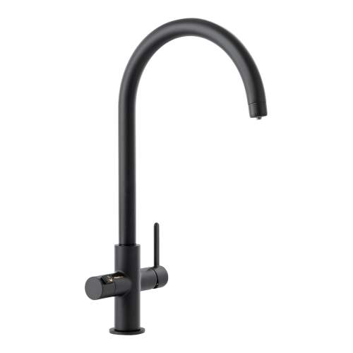 Abode Pronteau Prothia Swan 3 in 1 Kitchen Tap - PT1132 - Matt Black