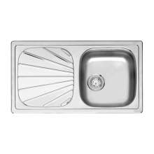Reginox BETA 10 (R) Single Bowl Kitchen Sink with Drainer