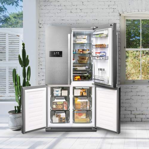 Caple CAFF46GM French Door Gunmetal Fridge Freezer