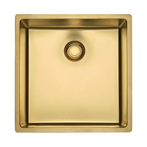 Reginox New York 40x40 Single Bowl Sink in Gold