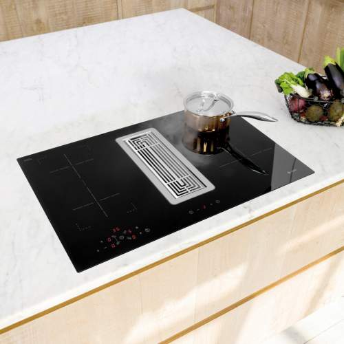 Caple DD780BK Induction Downdraft Extractor with Motor