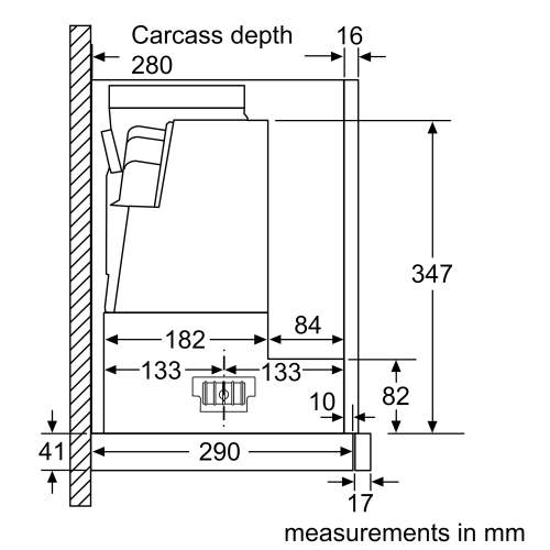 Bosch Serie 4 DFS067A51B 60cm Telescopic Cooker Hood