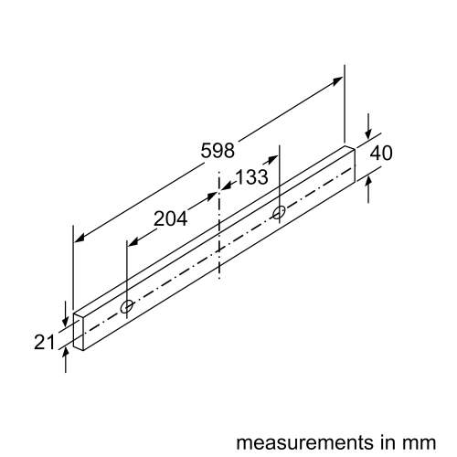 Bosch Serie 4 DFS067A51B 60cm Telescopic Cooker Hood