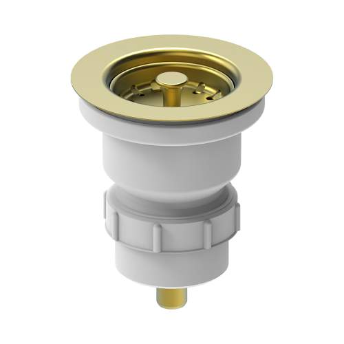 Clearwater 60mm PVD Waste in Brass