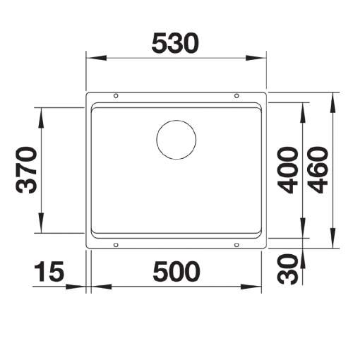 Blanco ETAGON 500-U Granite Undermount Kitchen Sink