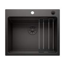 Blanco ETAGON 6 Black Edition Silgranit Inset Kitchen Sink