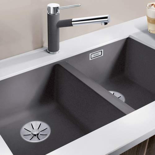 Blanco SUBLINE 350/350-U Silgranit 2.0 Bowl Undermount Kitchen Sink