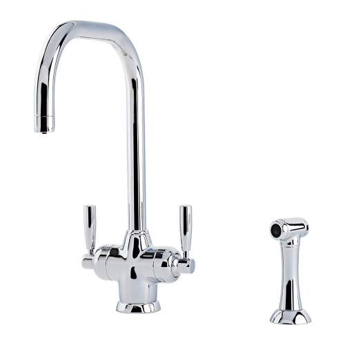 Perrin & Rowe 1545 MIMAS Filtration Mixer Kitchen Tap with Rinse