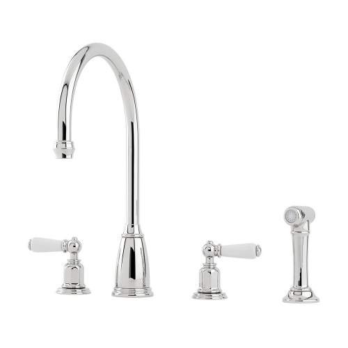 Perrin and Rowe ATHENIAN 4376 Kitchen Tap with Rinse