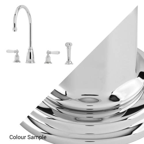 Perrin and Rowe ATHENIAN 4376 Kitchen Tap with Rinse