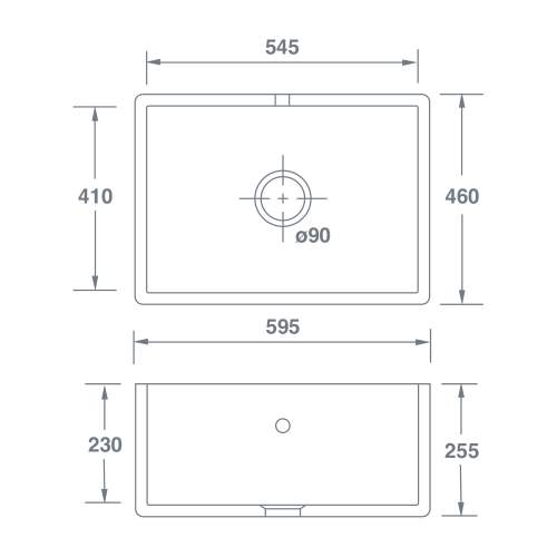 Shaws of Darwen Shaker 600 Kitchen Sink