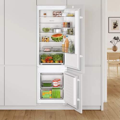 Bosch Serie 2 KIV87NSF0G Built In 70 30 Low Frost Fridge Freezer