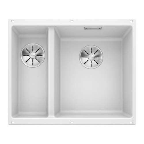 Blanco SUBLINE 340-160-U Silgranit 1.5 Bowl Undermount Kitchen Sink