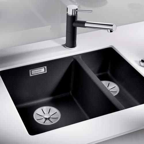 Blanco SUBLINE 340-160-U Silgranit 1.5 Bowl Undermount Kitchen Sink