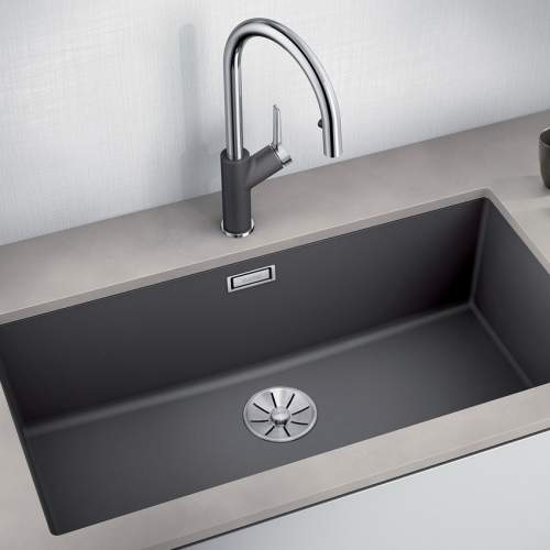 Blanco SUBLINE 800-U Silgranit Large Bowl Undermount Kitchen Sink