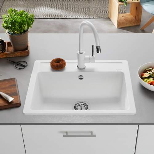 Blanco LEGRA 6 Silgranit Inset Granite Kitchen Sink with Tap Ledge
