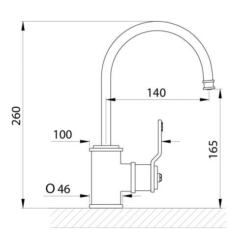 Perrin & Rowe Armstrong 1833HT Mini Instant Hot Water Tap