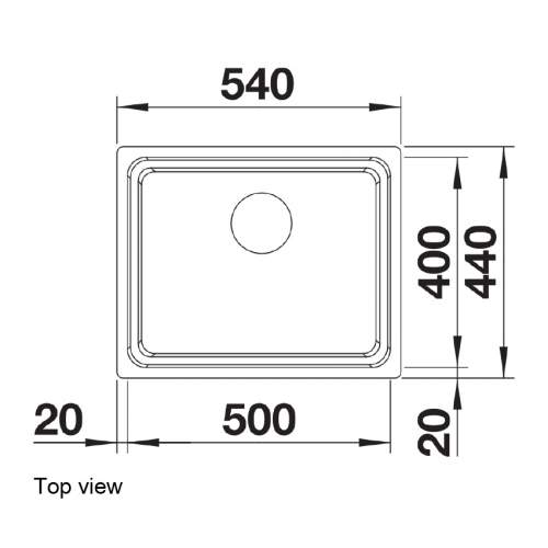 Blanco ETAGON 500-U Undermount Kitchen Sink