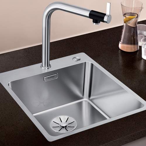 Blanco ANDANO 400-IF-A Single Bowl Inset Kitchen Sink with Tap Ledge