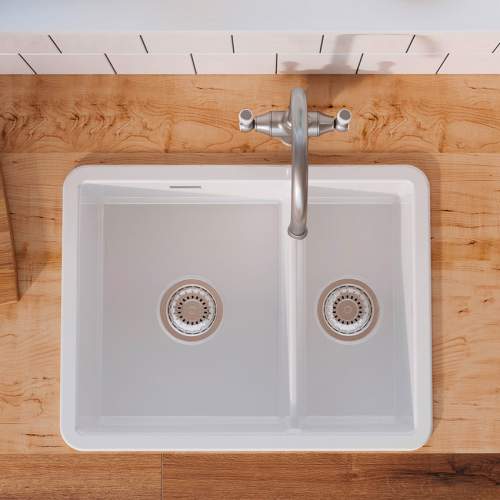 Blanco VILLAE Full Depth 1.5 Bowl Ceramic Kitchen Sink