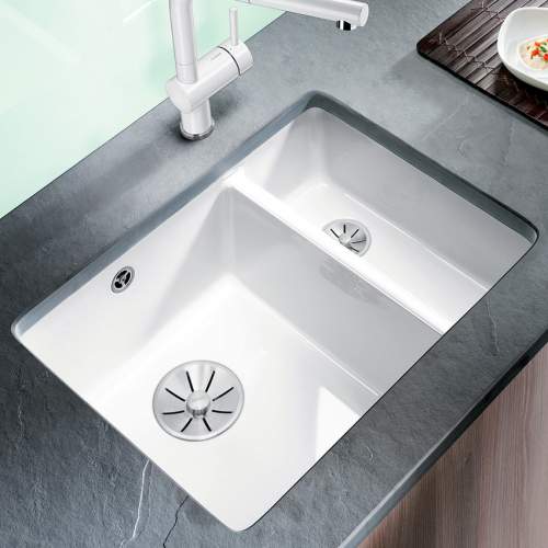 Blanco SUBLINE 350/150-U Ceramic 1.5 Bowl Undermount Kitchen Sink