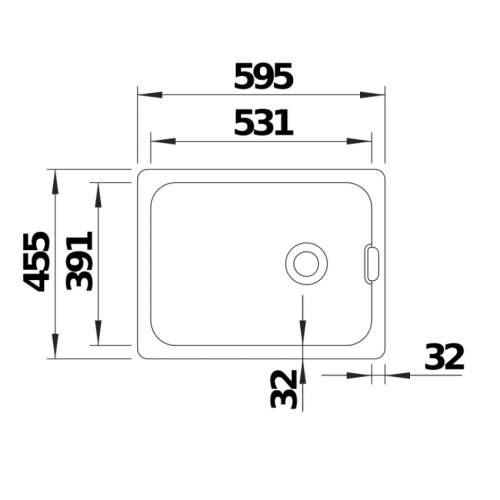 Blanco BELFAST PuraPlus Ceramic Kitchen Sink