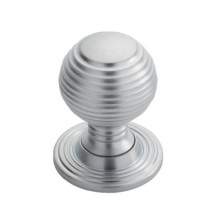 Bidbury and Co Tadwick 35mm Pewter Reeded Cupboard Knob